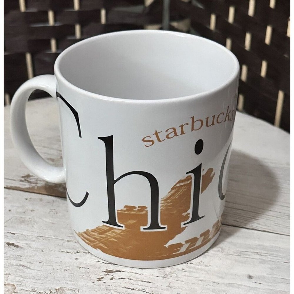 Starbucks Coffee Chicago City Mug Collector Series‎ 1994 Cup 20 Oz  Large
